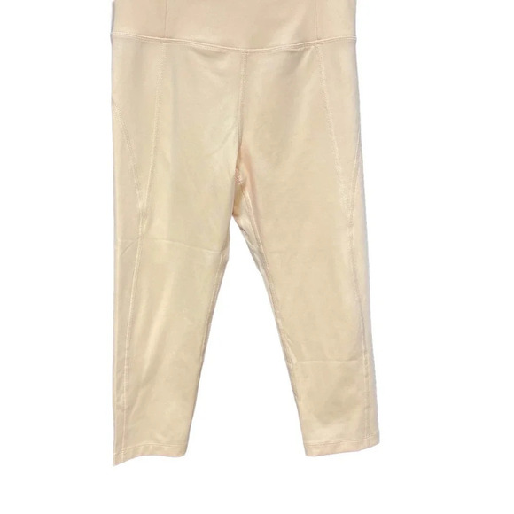 Girlfriend Collective High Waist Capri Leggings Sunburst Yellow Size Small - Picture 6 of 12